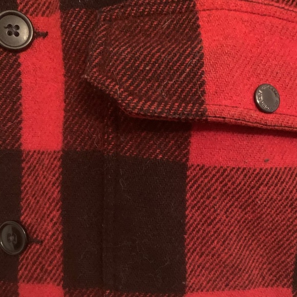 Supreme men’s red plaid wool jacket, size L - Picture 2 of 4